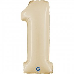 Balão Foil 35cm Satin Cream