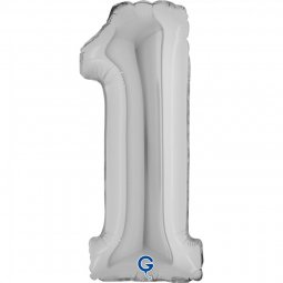 Balão Foil 35cm Prateado