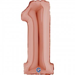 Balão Foil 35cm Rose Gold