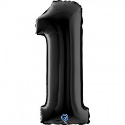 Balão Foil 66cm Preto