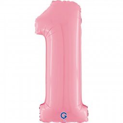 Balão Foil 66cm Rosa Pastel