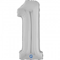 Balão Foil 66cm Prateado