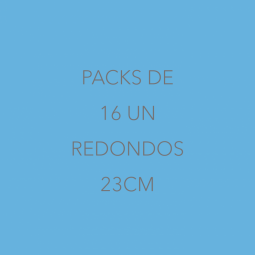 16 Pratos Redondos 23cm