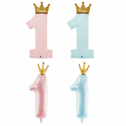Balão Foil nº1 Coroa