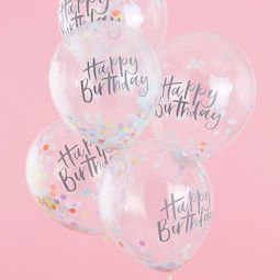 Balões Latex Happy Birthday