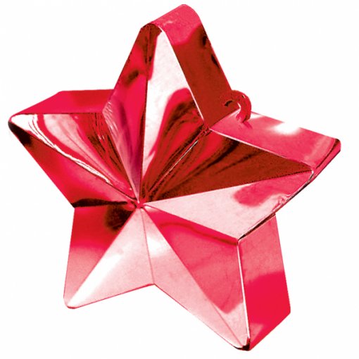 Peso para balão Estrela Vermelho
