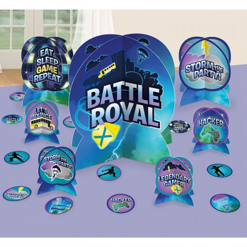 8 Kits de Decoração de Mesa Battle Royal