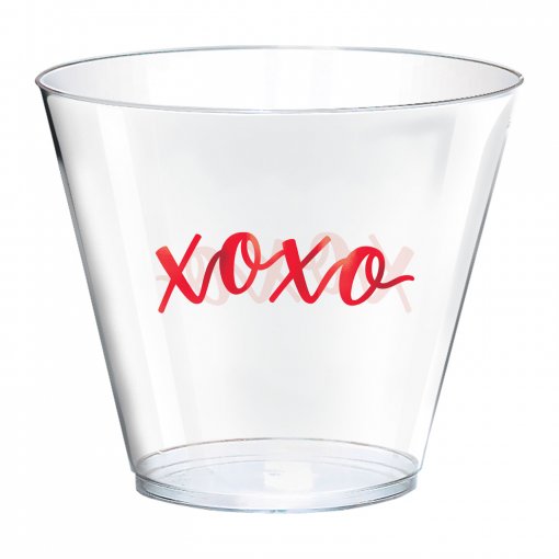 30 Copos Plástico PP 266ml XoXo