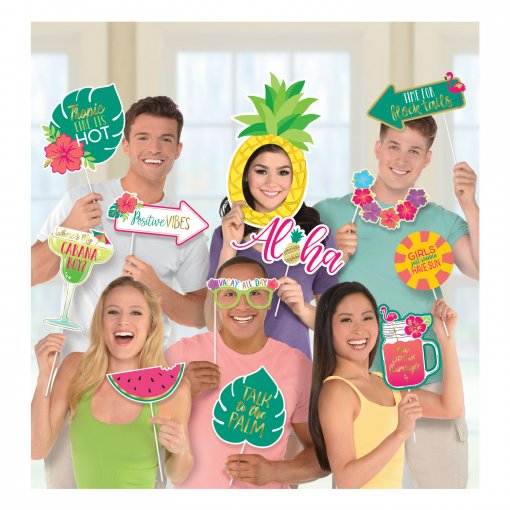 Adereços Fotografia (Photo booth) Aloha