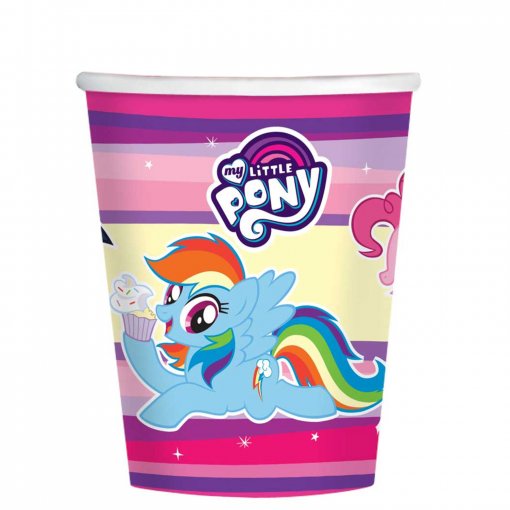 8 Copos 267ml My Little Pony