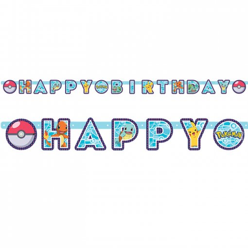 Banner Happy Birthday Pokémon