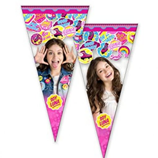 6 Sacos Celofane 20x40 Soy Luna