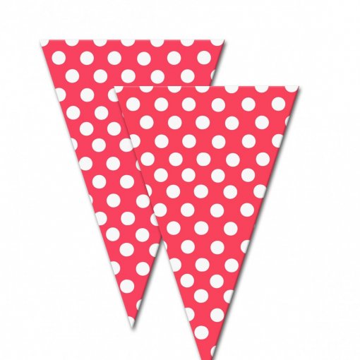 50 Sacos Celofane 16x25 Bolas Vermelho