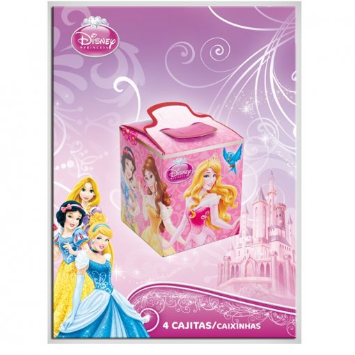 4 Caixas Princesas Disney