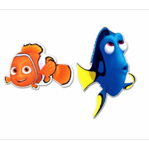 2 Silhuetas 30cm À Procura de Dory