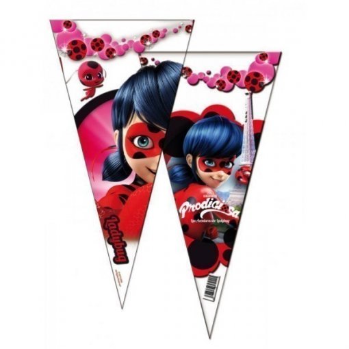 6 Sacos Celofane 20x40 LadyBug