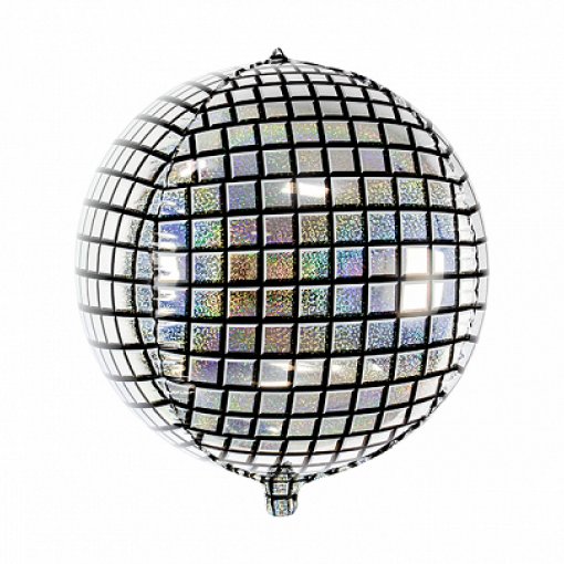 Balão Foil 40cm Bola de Espelhos