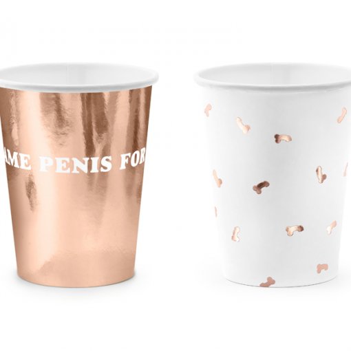 6 Copos 260ml Same Penis Forever