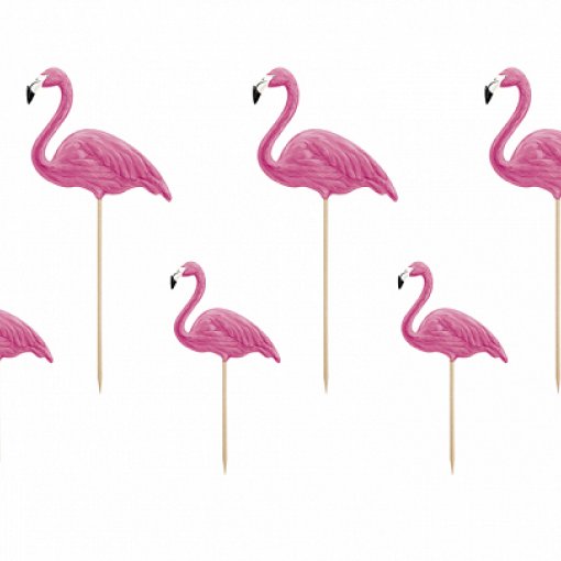Topo de Bolo Flamingos 15-23,5cm