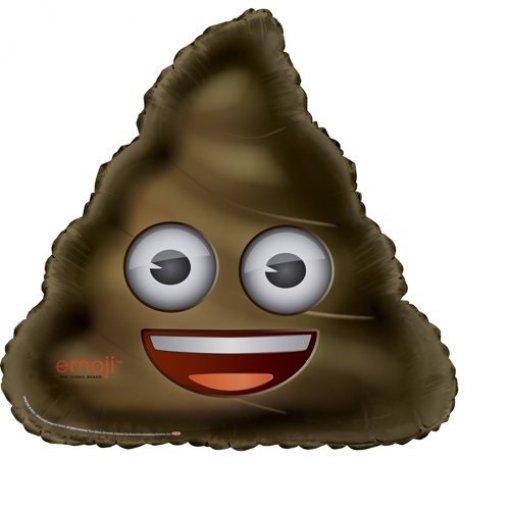 Balão foil 32'' Emoji Poop