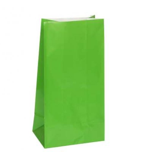 12 Sacos de Oferta de Papel Verde Escuro