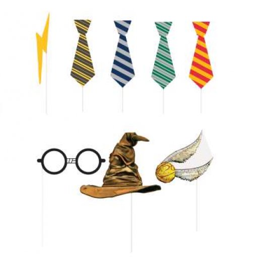 8 Adereços Fotografia (Photo booth) Harry Potter