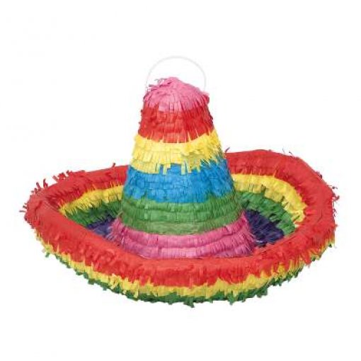 Pinhata 3D Chapéu Mexicano (Sombrero)