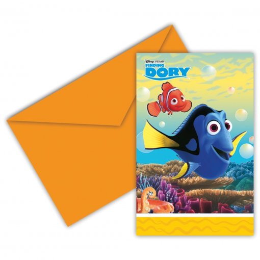 6 Convites À Procura de Dory