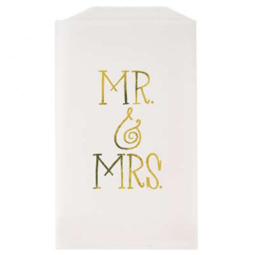 8 Sacos de oferta papel 'Mr & Mr'