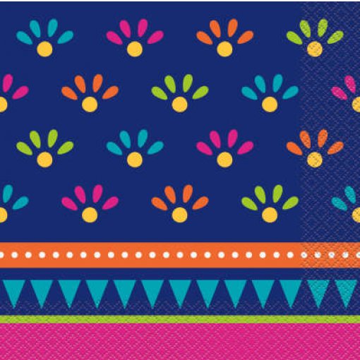 16 Guardanapos 33cm Boho Fiesta