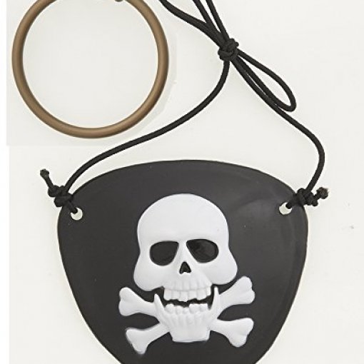 2 Set Favours Piratas - Pala para o olho e Argola