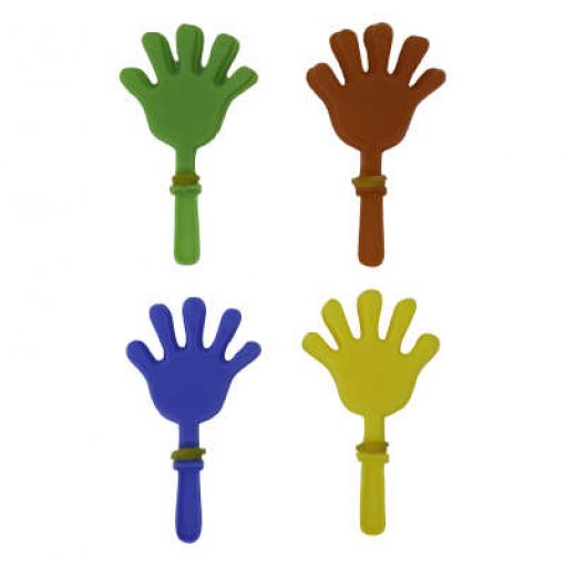 8 Mãos para bater (Hand Clappers) Cor Sortida