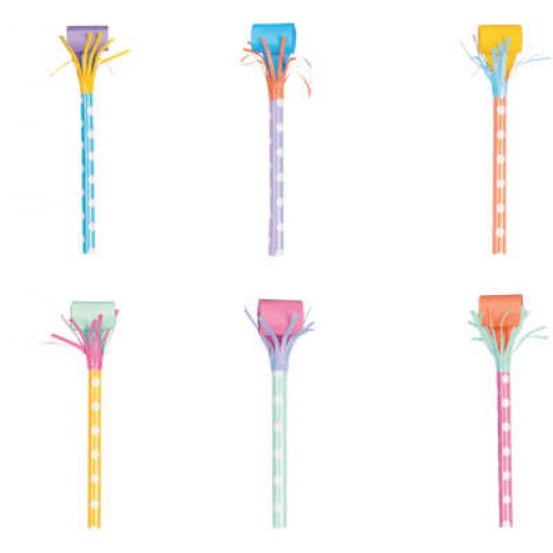 6 Línguas de Sogra Bolas Cor Sortida Pastel