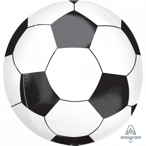 Balão Foil Orbz 38x40cm Bola de Futebol 