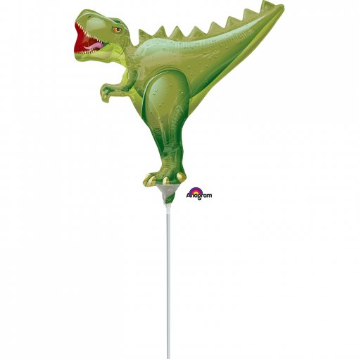 Balão Foil Mini Shape Dinossauro T-Rex 35x27cm