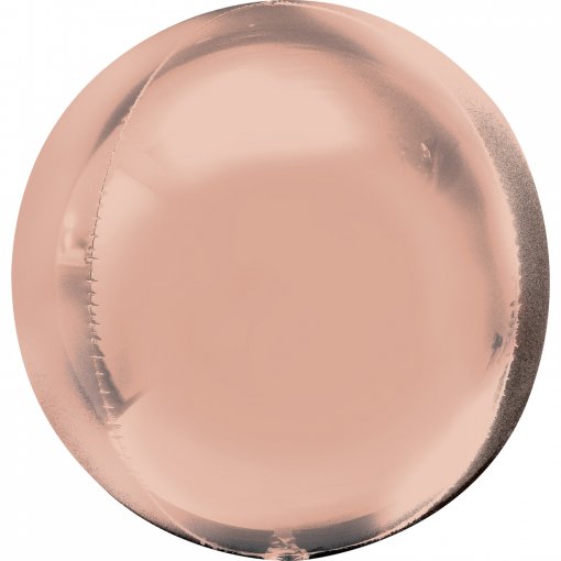 Balão Foil Orbz Rose Gold