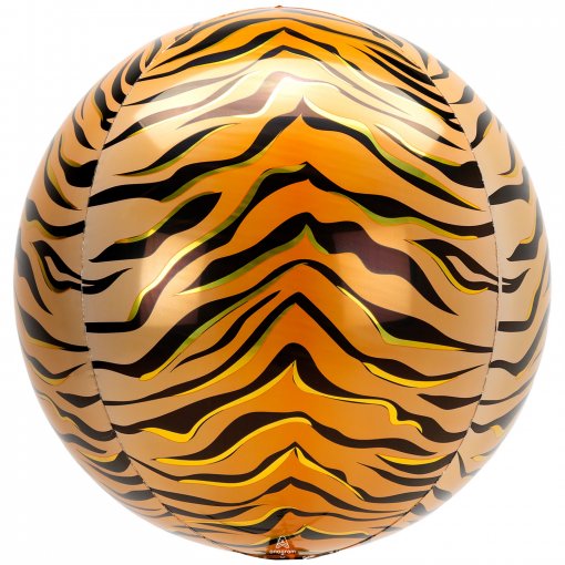 Balão Foil Orbz Print Animalz Tigre