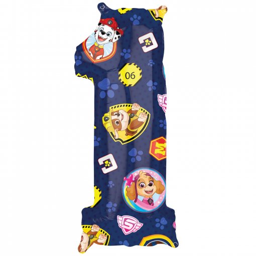 Balão Foil 27x66cm Patrulha Pata nº1
