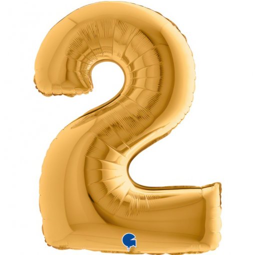Balão Foil 102cm Dourado nº2