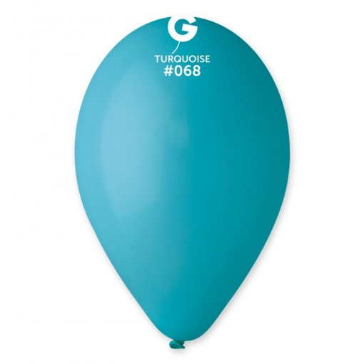 100 Balões latex 12'' (30cm) cor Turquoise #068 - G110