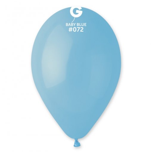 100 Balões latex 12'' (30cm) cor Baby Blue #072 - G110