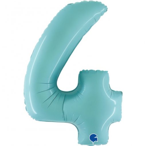 Balão Foil 102cm Azul Pastel nº4
