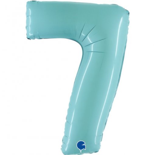 Balão Foil 102cm Azul Pastel nº7