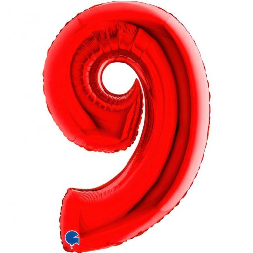Balão Foil 102cm Vermelho nº9