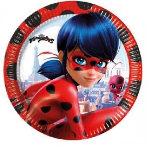8 Pratos 23cm EU LadyBug