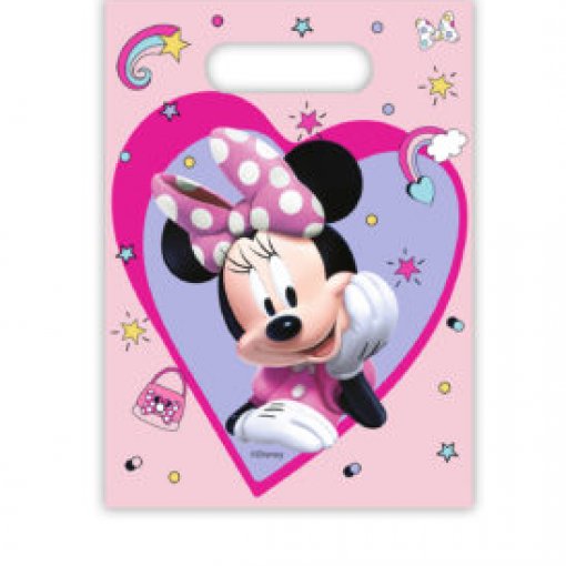6 Sacos de oferta 16x23cm Minnie Junior