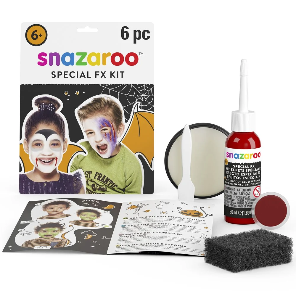 Kit Pintura Facial Efeitos Especiais Snazaroo Halloween