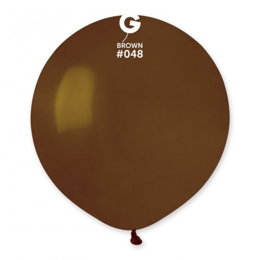 25 Balões latex 19'' (48cm) cor cor Brown #048 - G19