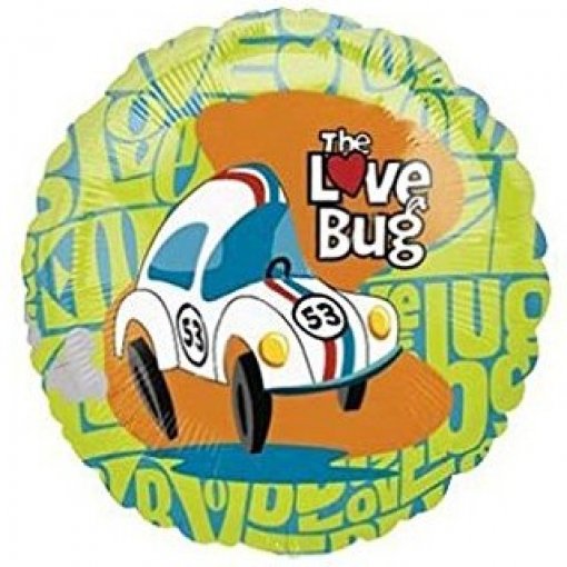 Balão Foil S60 Bulk The Love Bug Carro