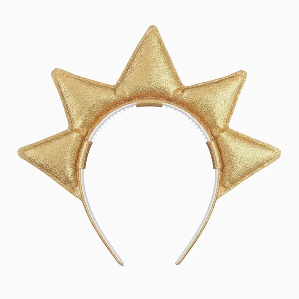 Bandolete de Natal com Estrelas Douradas